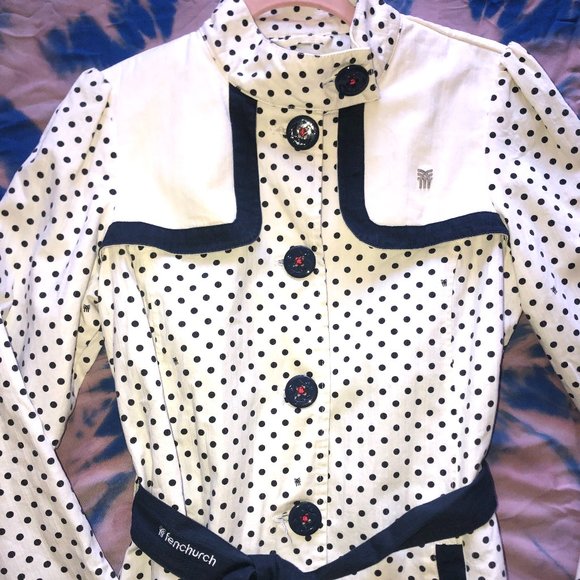 Fenchurch Polka Dot Trench Jacket - Picture 4 of 5
